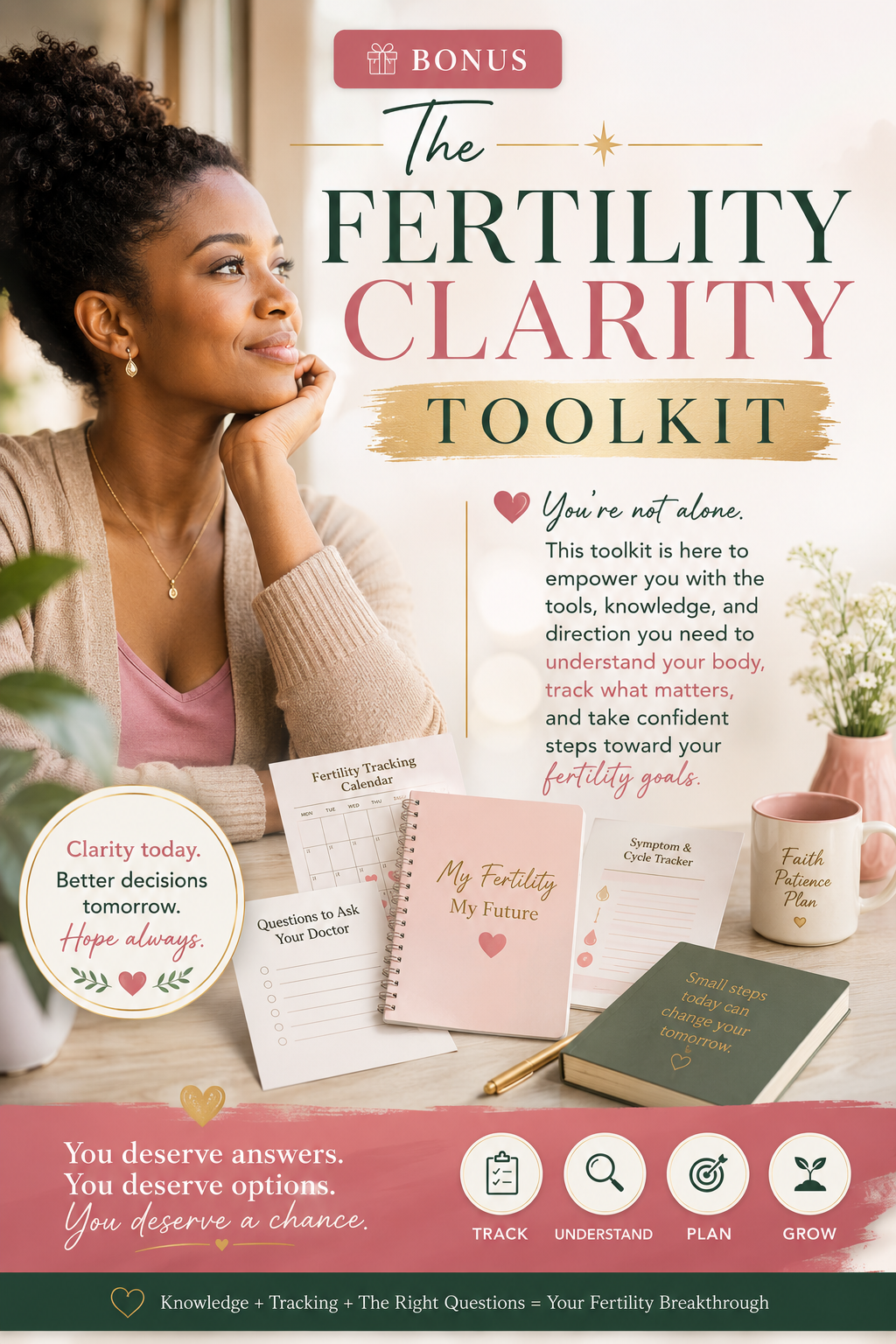 The Fertility Clarity Toolkit — Bonus Guide Mockup